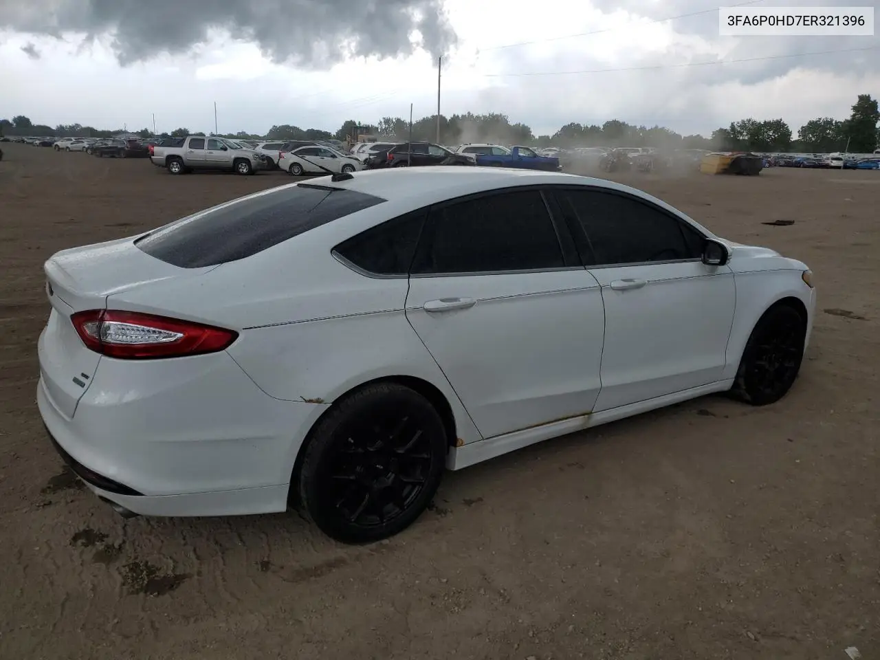 2014 Ford Fusion Se VIN: 3FA6P0HD7ER321396 Lot: 62758855