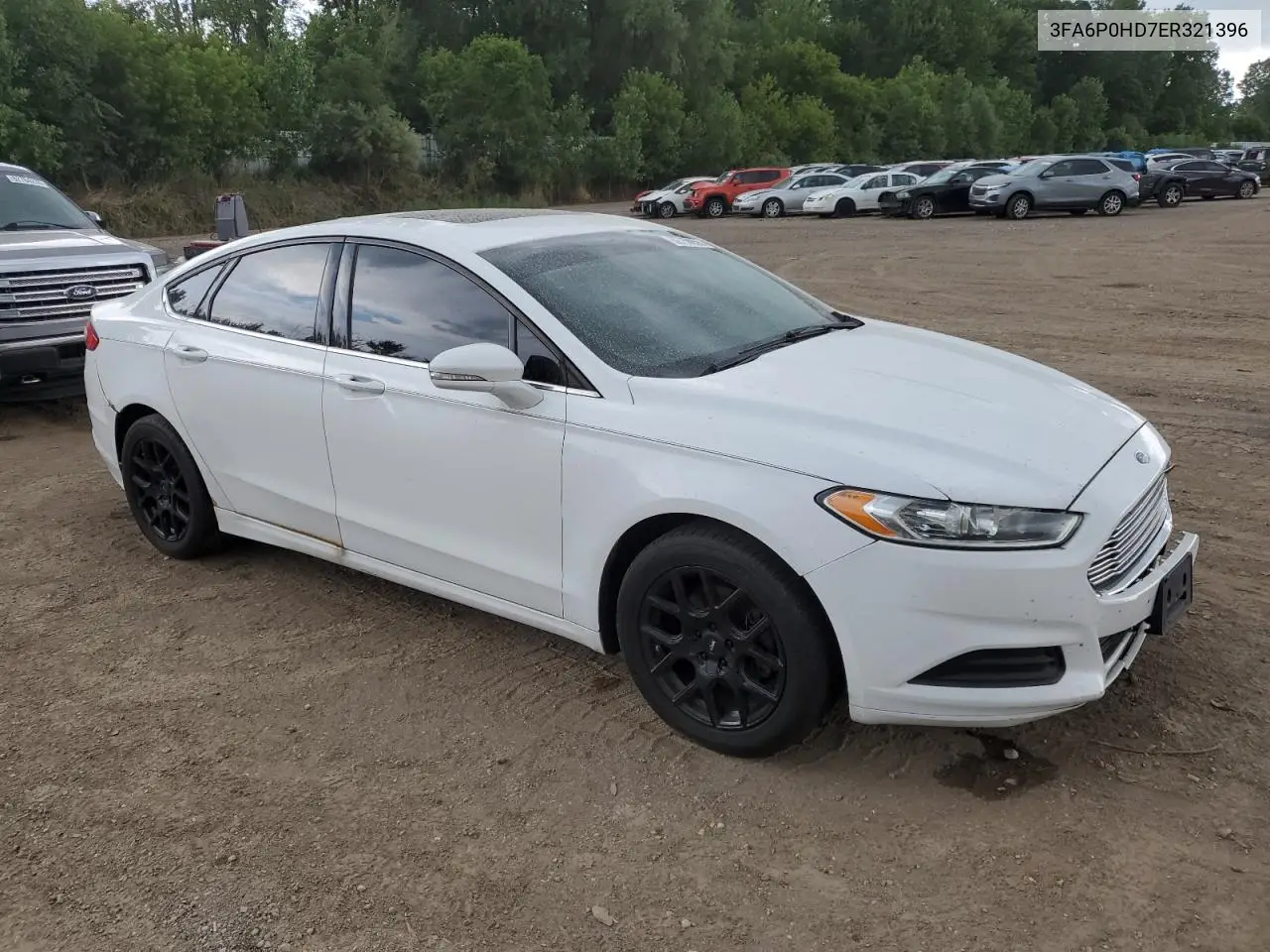 2014 Ford Fusion Se VIN: 3FA6P0HD7ER321396 Lot: 62758855