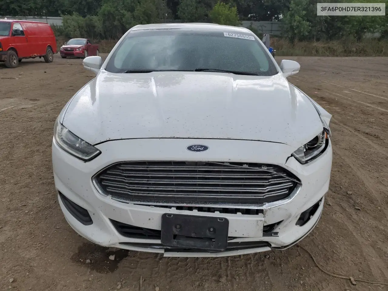 2014 Ford Fusion Se VIN: 3FA6P0HD7ER321396 Lot: 62758855
