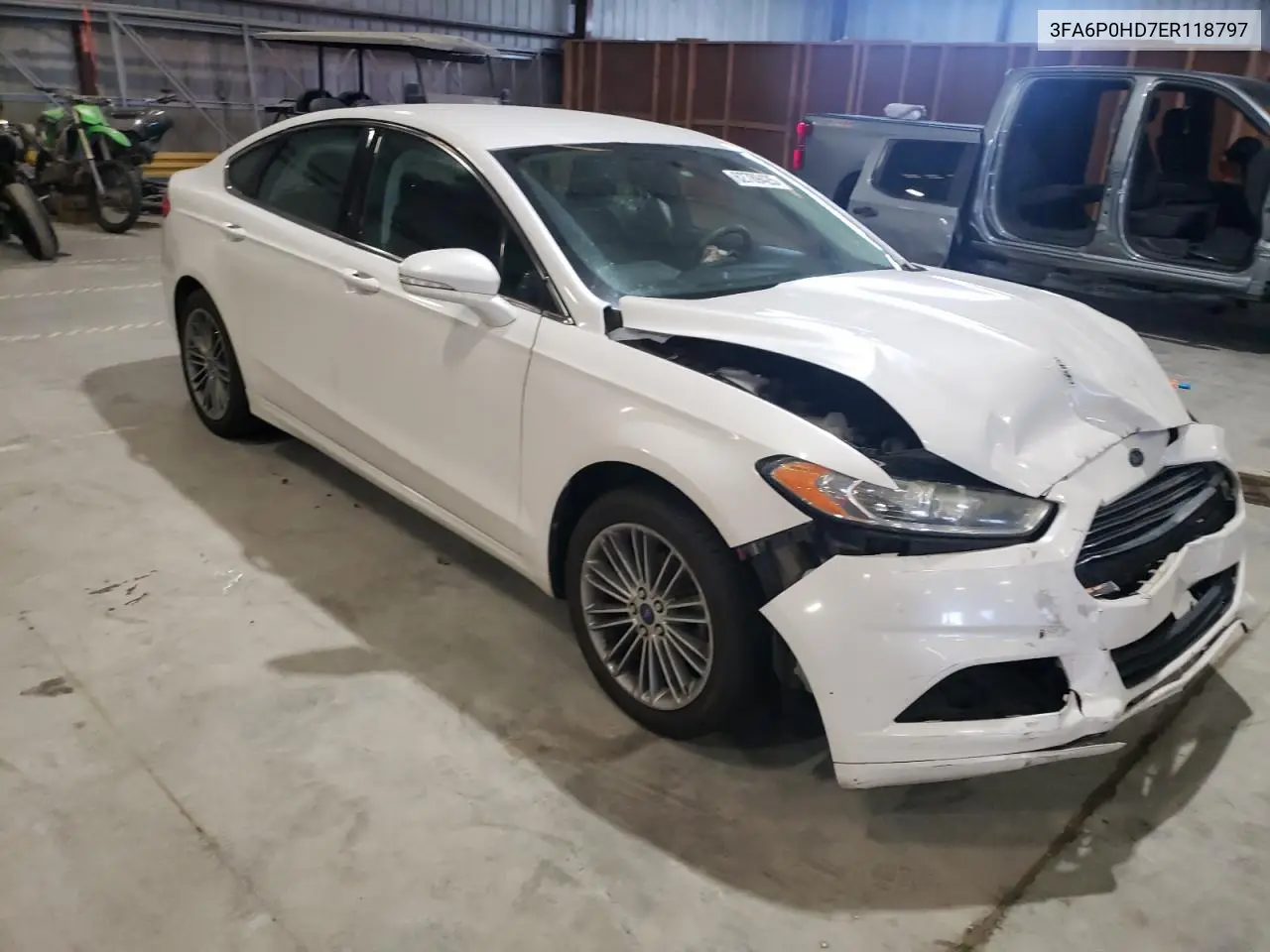 2014 Ford Fusion Se VIN: 3FA6P0HD7ER118797 Lot: 62789425