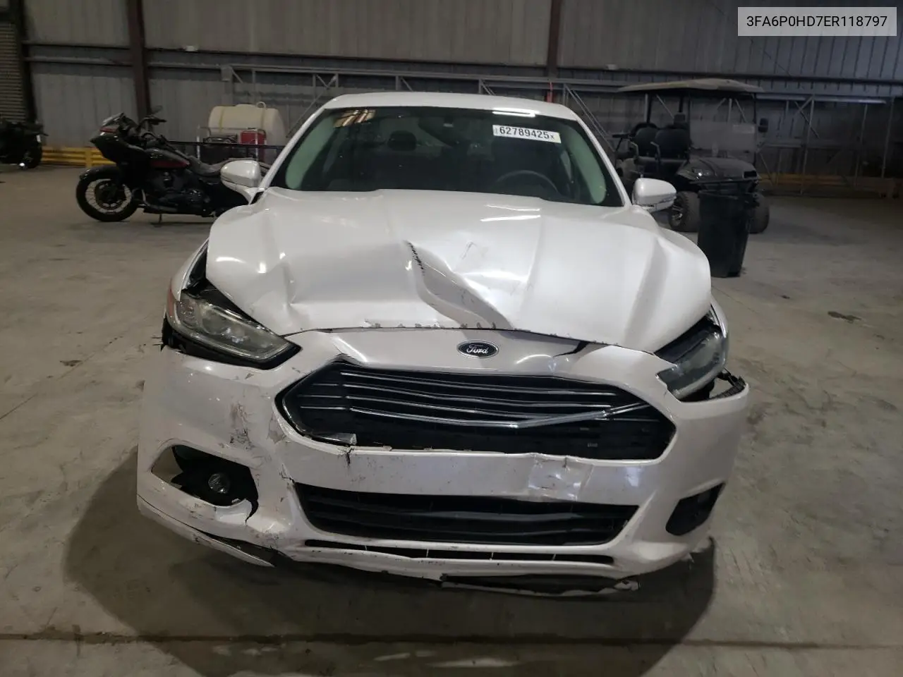2014 Ford Fusion Se VIN: 3FA6P0HD7ER118797 Lot: 62789425