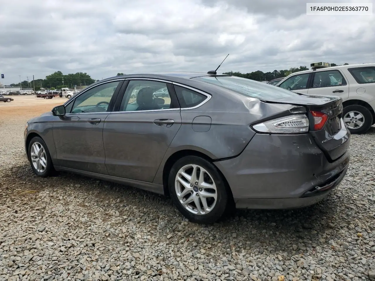 2014 Ford Fusion Se VIN: 1FA6P0HD2E5363770 Lot: 62821145
