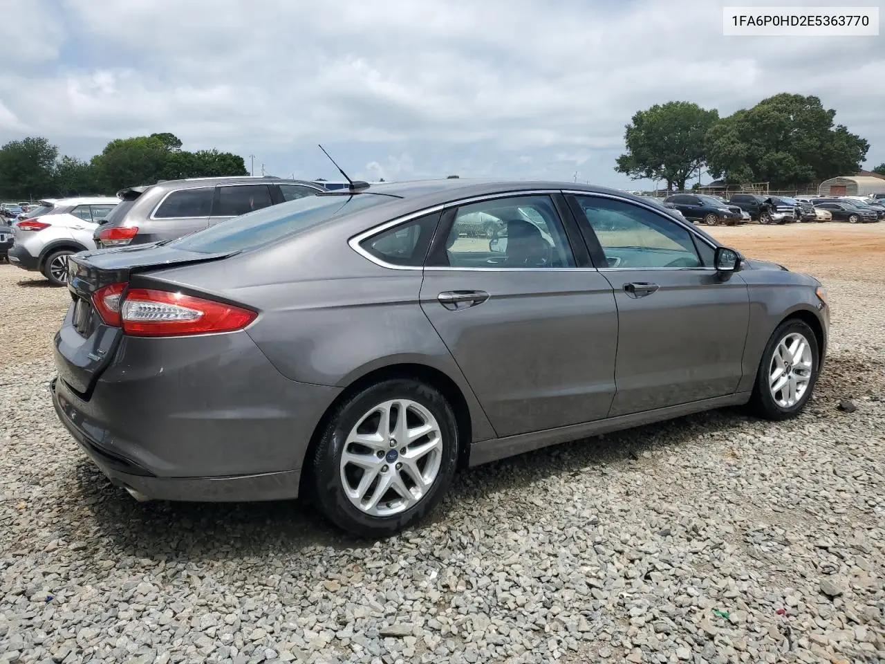 2014 Ford Fusion Se VIN: 1FA6P0HD2E5363770 Lot: 62821145