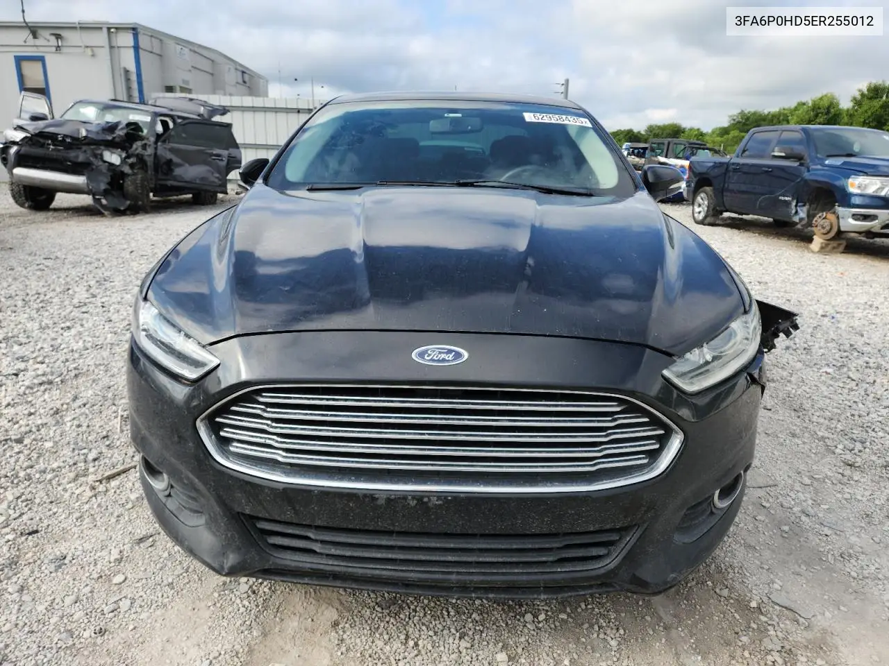 2014 Ford Fusion Se VIN: 3FA6P0HD5ER255012 Lot: 62958435
