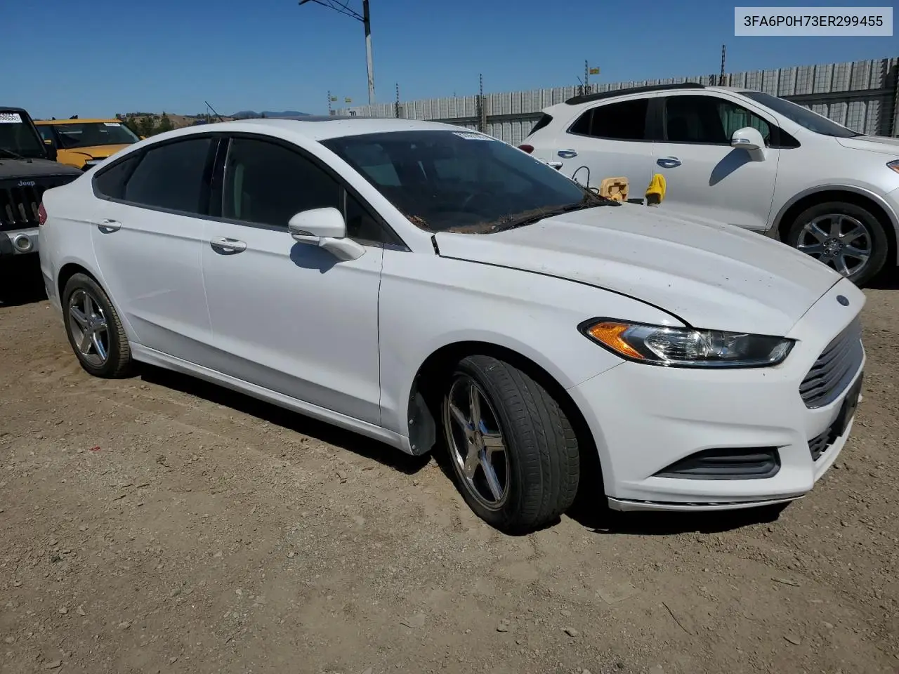 2014 Ford Fusion Se VIN: 3FA6P0H73ER299455 Lot: 62967665