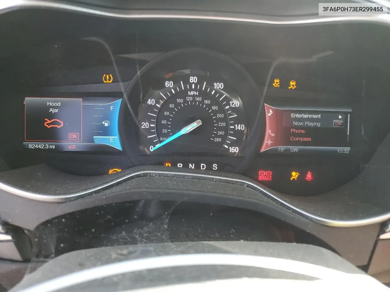 2014 Ford Fusion Se VIN: 3FA6P0H73ER299455 Lot: 62967665