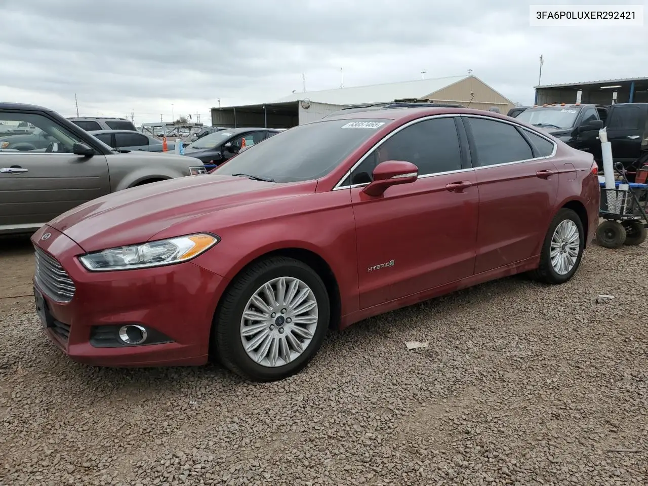 2014 Ford Fusion Se Hybrid VIN: 3FA6P0LUXER292421 Lot: 63057465