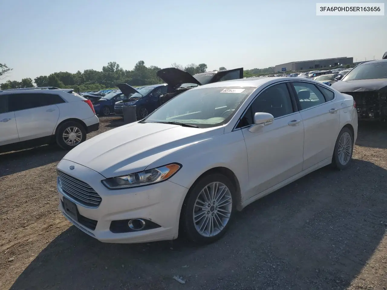 2014 Ford Fusion Se VIN: 3FA6P0HD5ER163656 Lot: 63163895