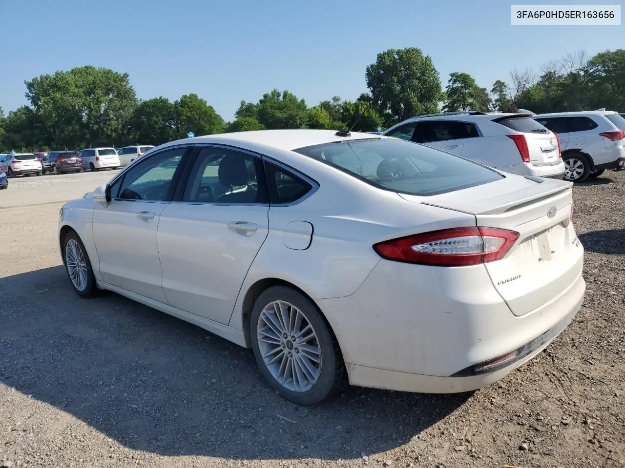 2014 Ford Fusion Se VIN: 3FA6P0HD5ER163656 Lot: 63163895