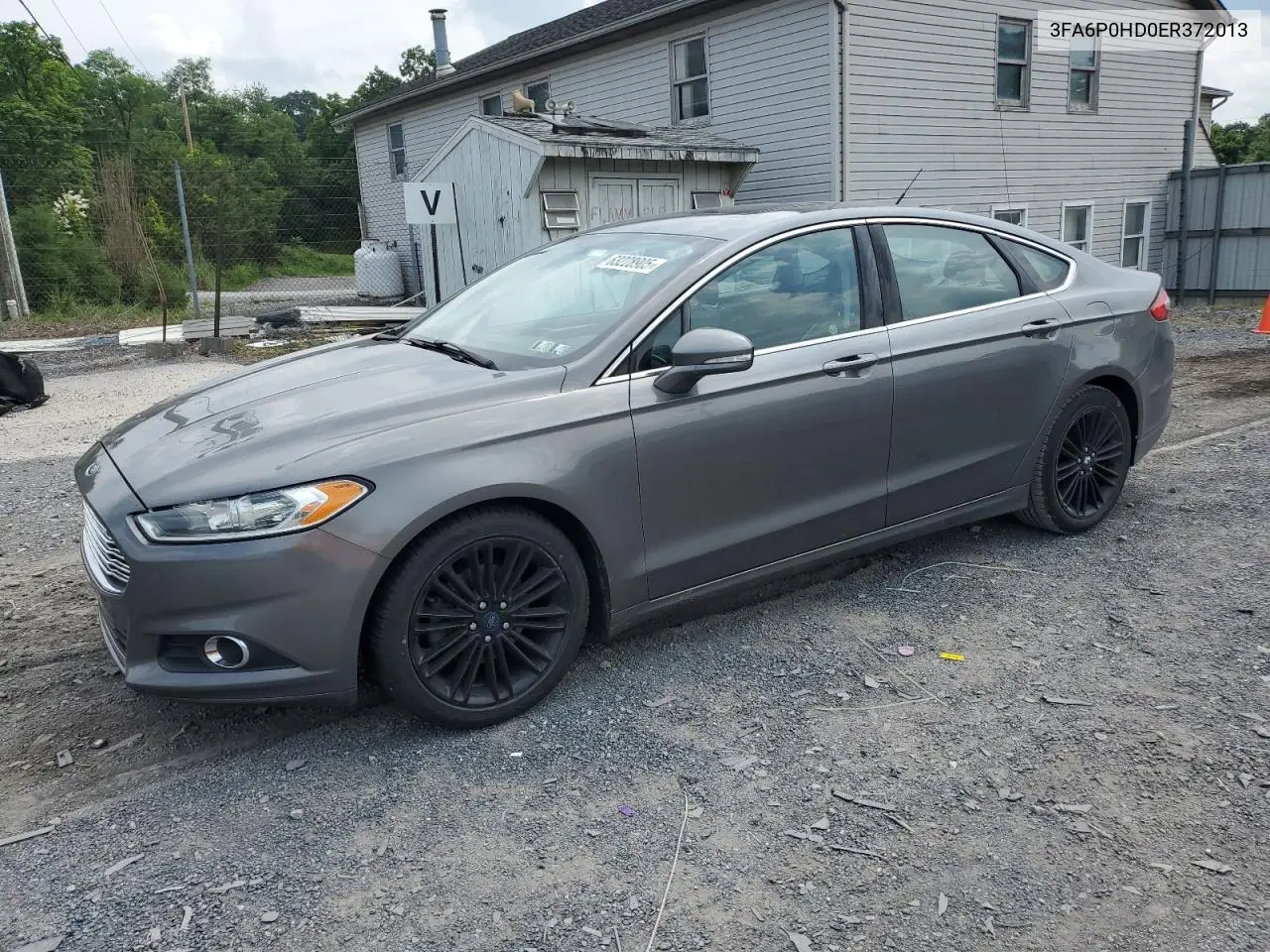 2014 Ford Fusion Se VIN: 3FA6P0HD0ER372013 Lot: 63228905
