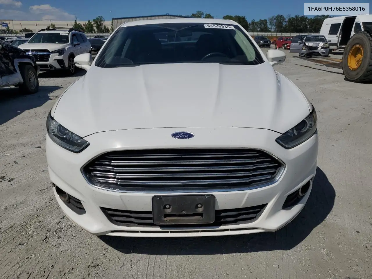 2014 Ford Fusion Se VIN: 1FA6P0H76E5358016 Lot: 64936935