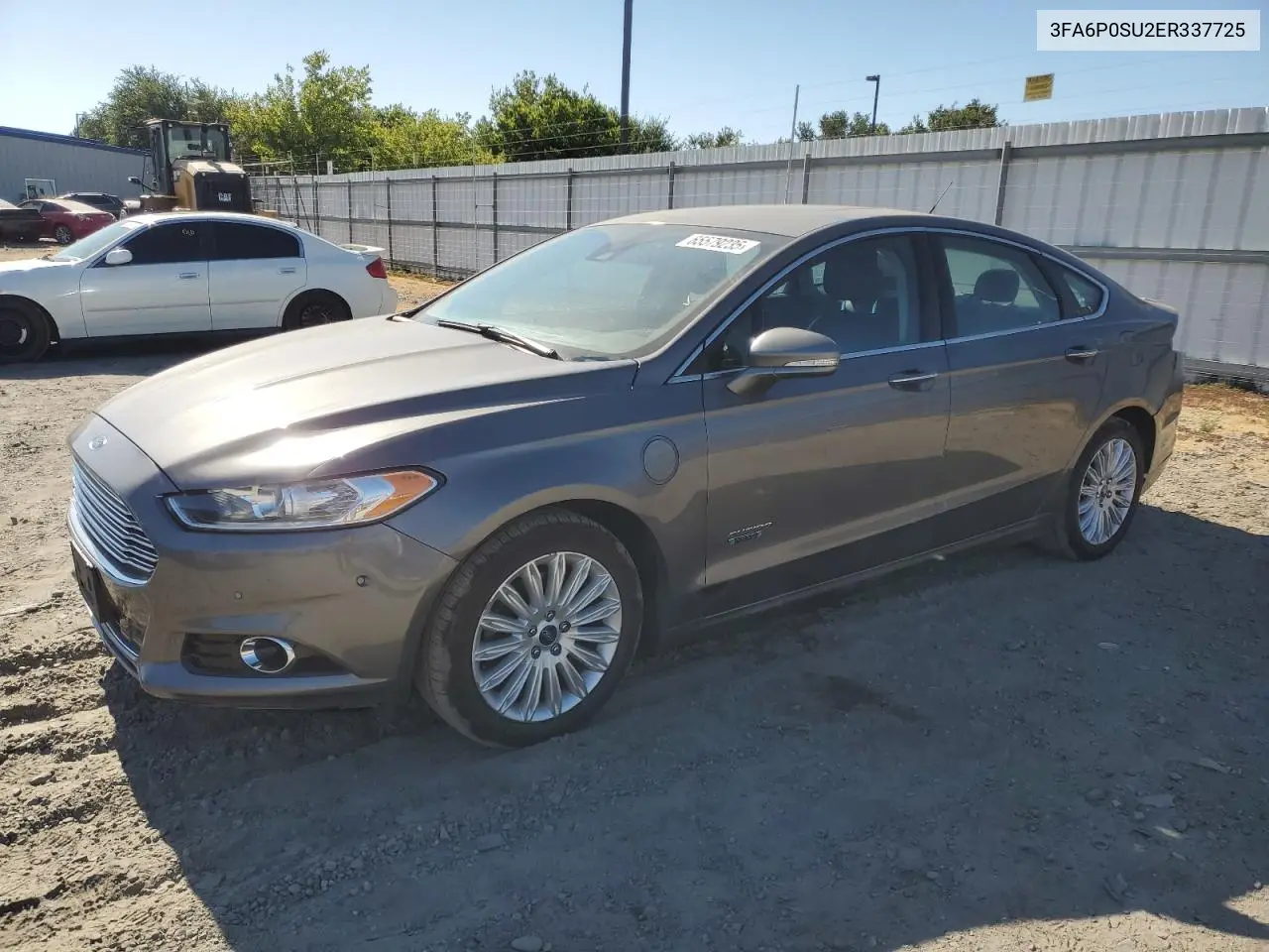 2014 Ford Fusion Titanium Phev VIN: 3FA6P0SU2ER337725 Lot: 65579235