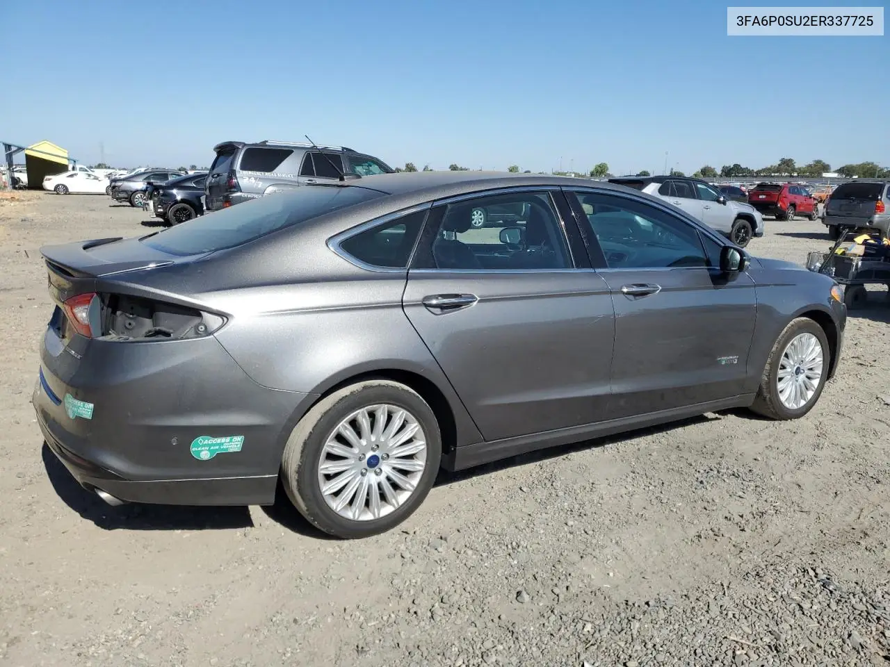2014 Ford Fusion Titanium Phev VIN: 3FA6P0SU2ER337725 Lot: 65579235