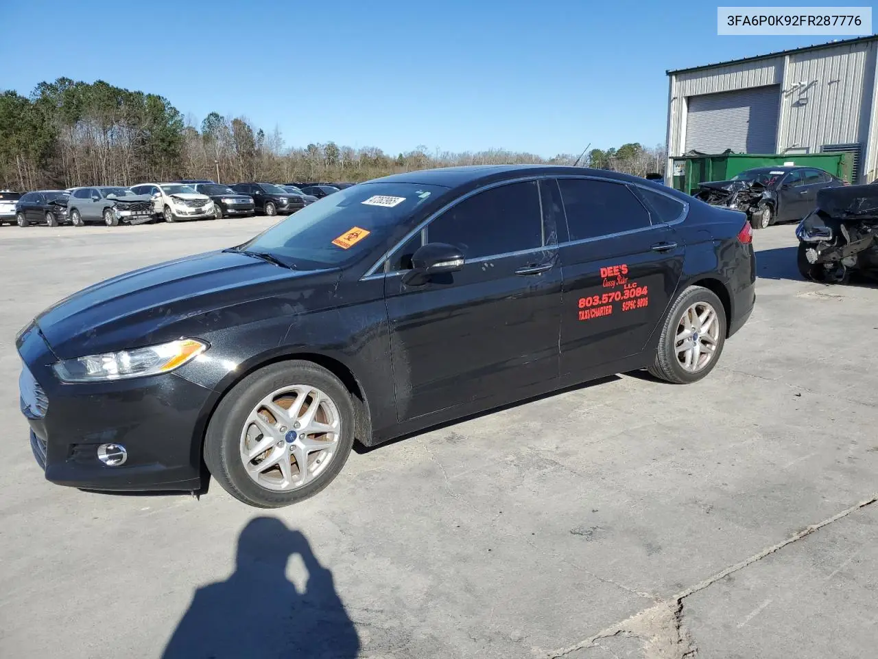 2015 Ford Fusion Titanium VIN: 3FA6P0K92FR287776 Lot: 47262965