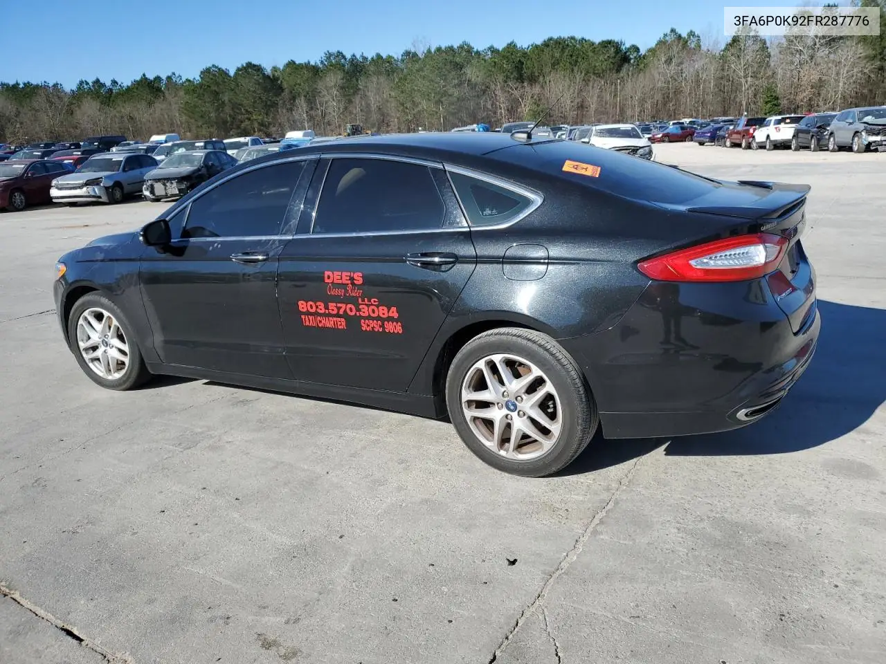 2015 Ford Fusion Titanium VIN: 3FA6P0K92FR287776 Lot: 47262965