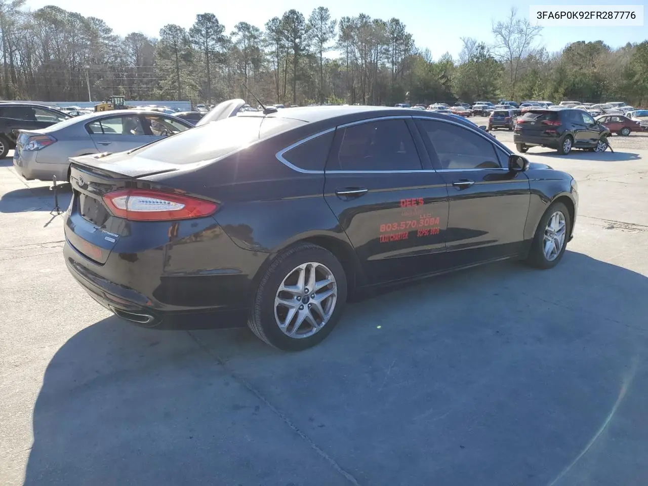 2015 Ford Fusion Titanium VIN: 3FA6P0K92FR287776 Lot: 47262965