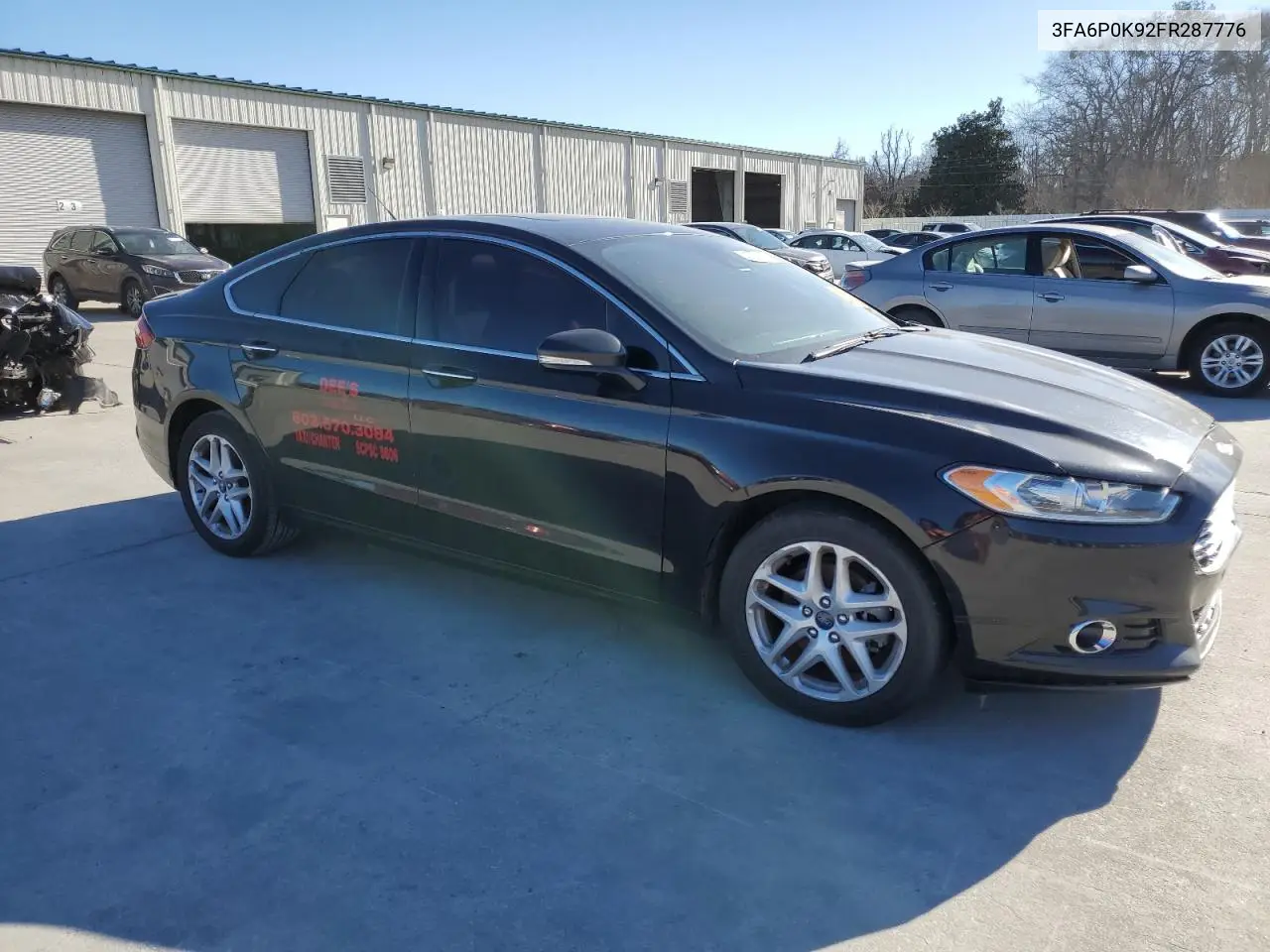 2015 Ford Fusion Titanium VIN: 3FA6P0K92FR287776 Lot: 47262965