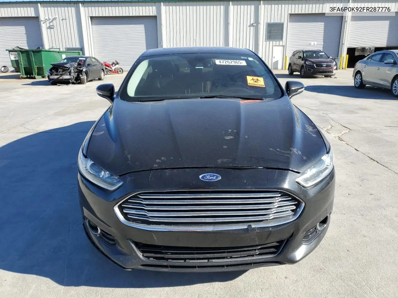 2015 Ford Fusion Titanium VIN: 3FA6P0K92FR287776 Lot: 47262965