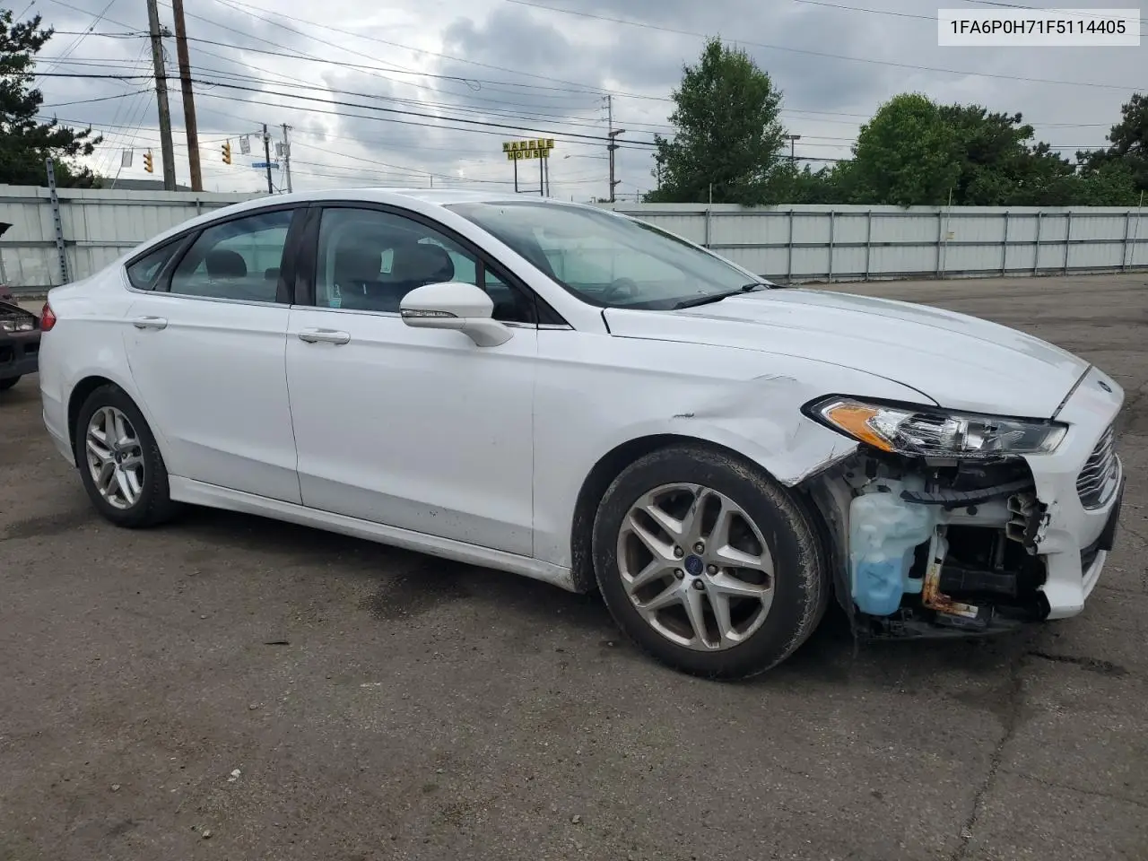 2015 Ford Fusion Se VIN: 1FA6P0H71F5114405 Lot: 56662865