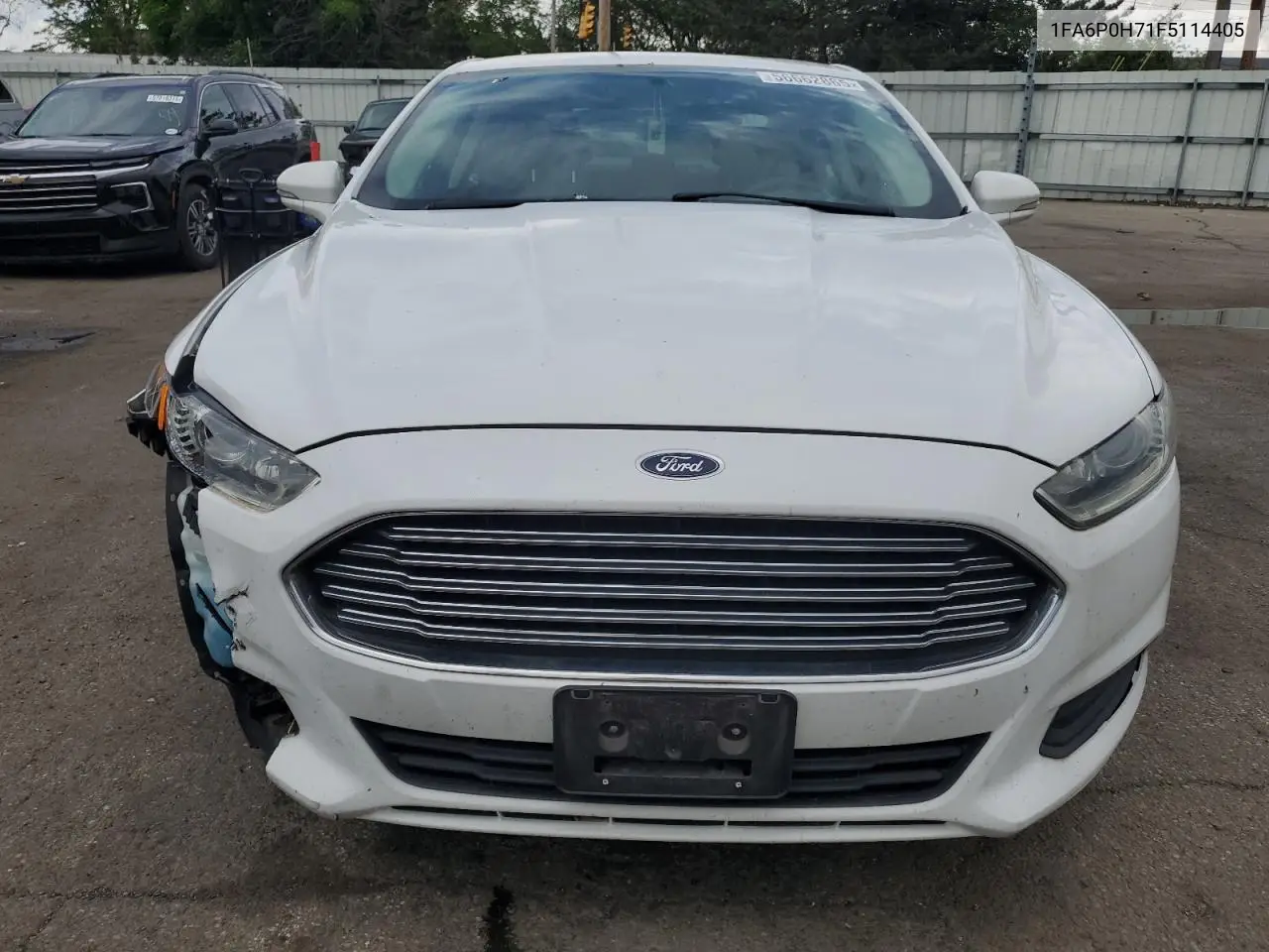 2015 Ford Fusion Se VIN: 1FA6P0H71F5114405 Lot: 56662865