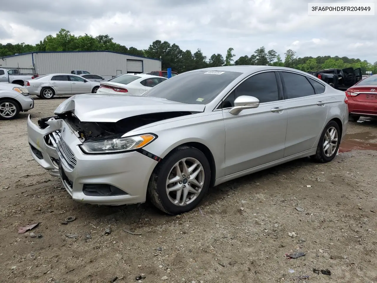 2015 Ford Fusion Se VIN: 3FA6P0HD5FR204949 Lot: 56845055