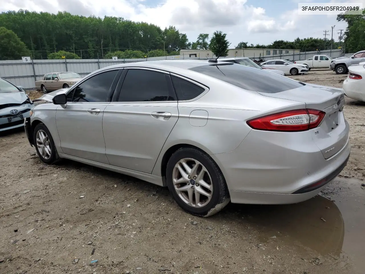 2015 Ford Fusion Se VIN: 3FA6P0HD5FR204949 Lot: 56845055