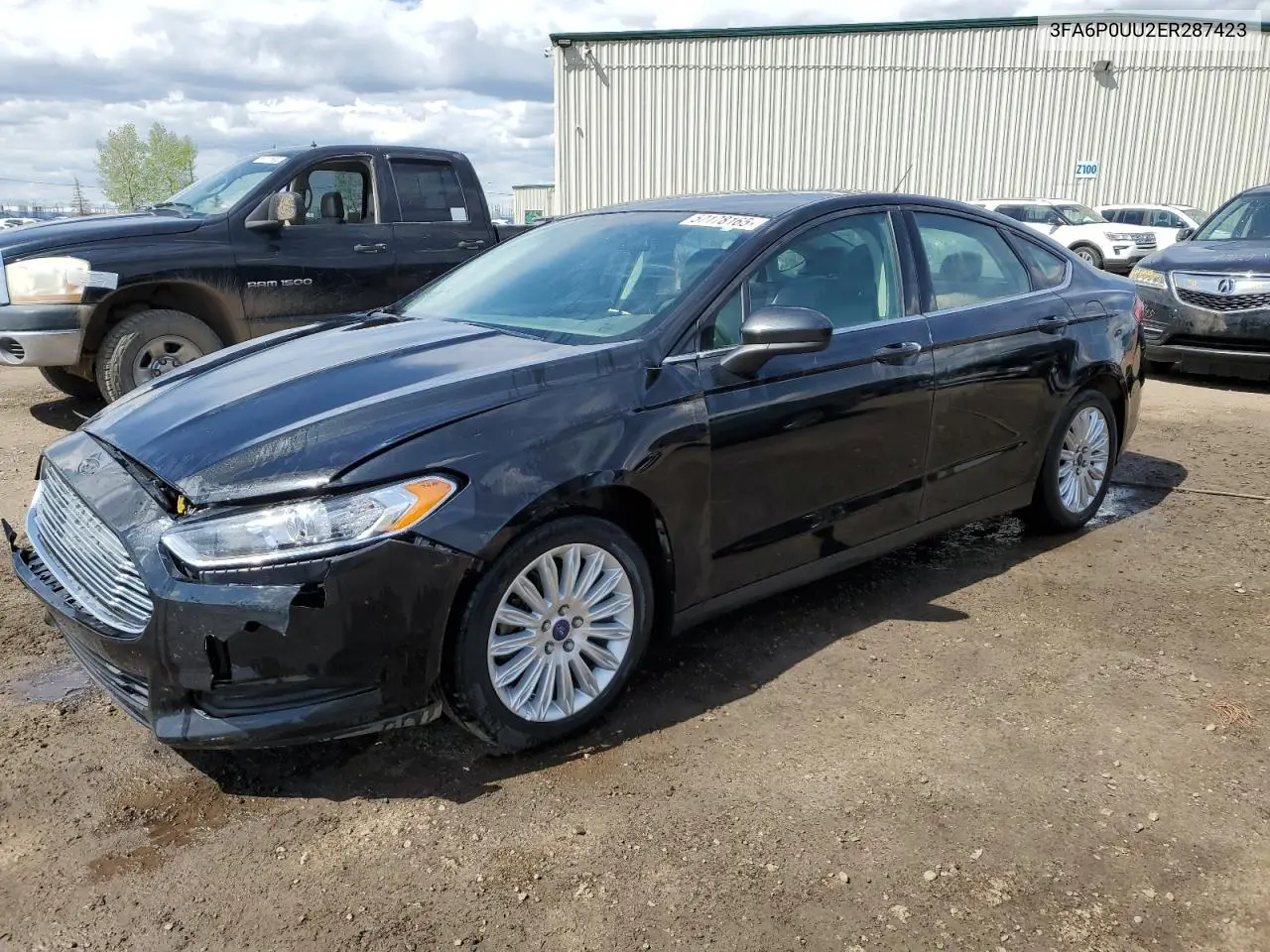 2015 Ford Fusion S Hybrid VIN: 3FA6P0UU2ER287423 Lot: 57178165