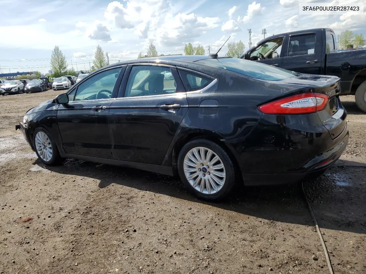 2015 Ford Fusion S Hybrid VIN: 3FA6P0UU2ER287423 Lot: 57178165