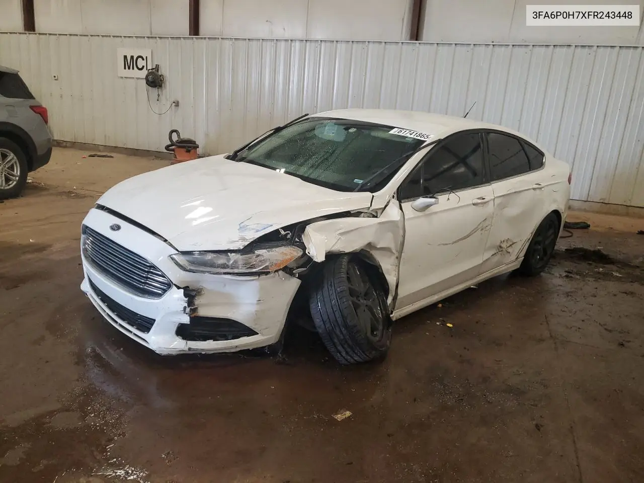 2015 Ford Fusion Se VIN: 3FA6P0H7XFR243448 Lot: 61741865