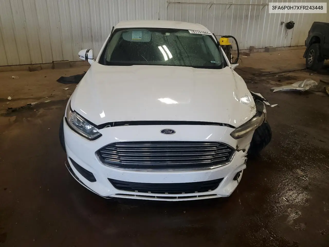 2015 Ford Fusion Se VIN: 3FA6P0H7XFR243448 Lot: 61741865