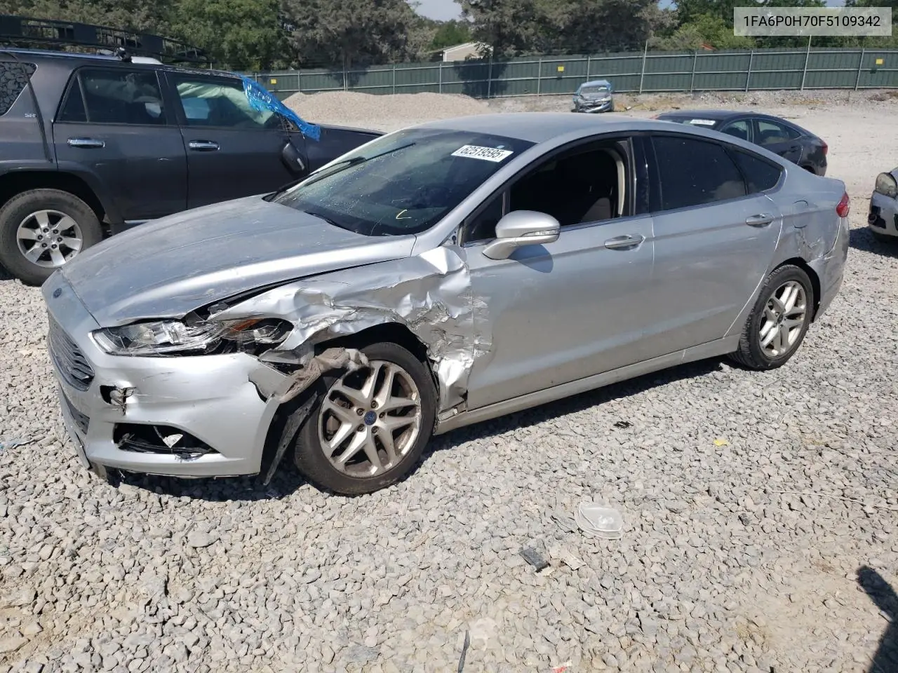 2015 Ford Fusion Se VIN: 1FA6P0H70F5109342 Lot: 62519595