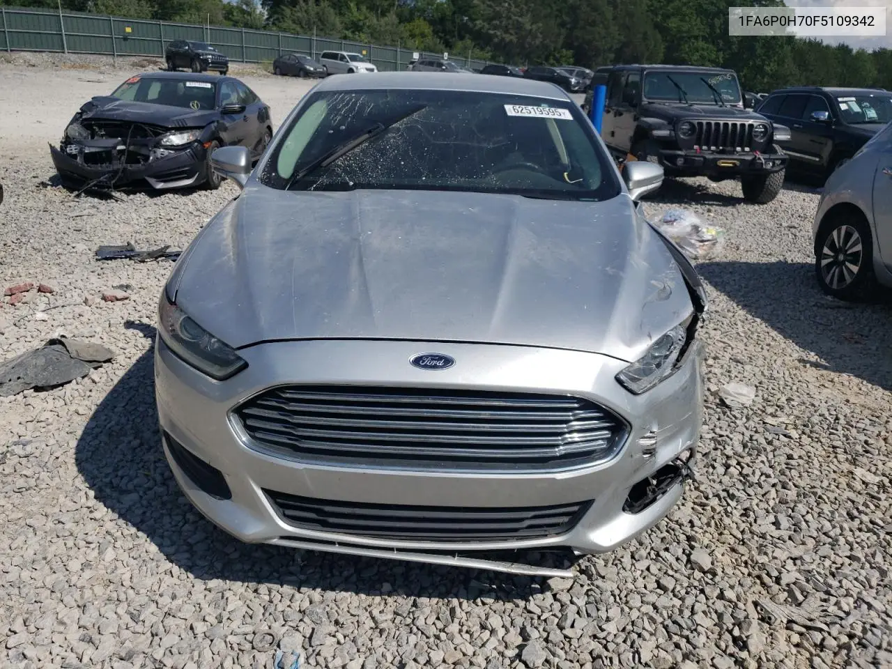 2015 Ford Fusion Se VIN: 1FA6P0H70F5109342 Lot: 62519595