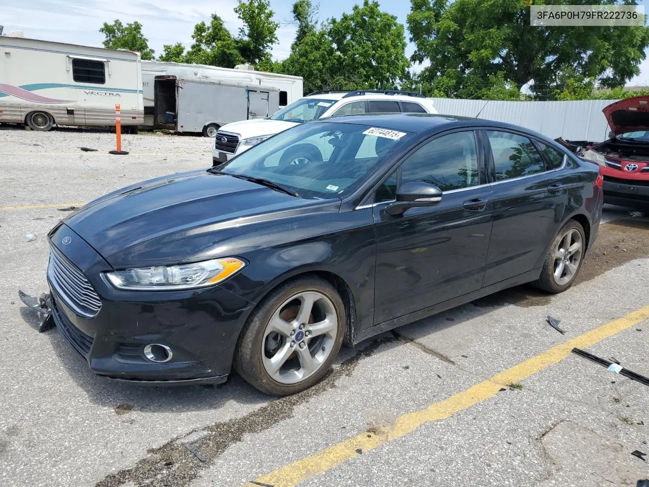 2015 Ford Fusion Se VIN: 3FA6P0H79FR222736 Lot: 62744815