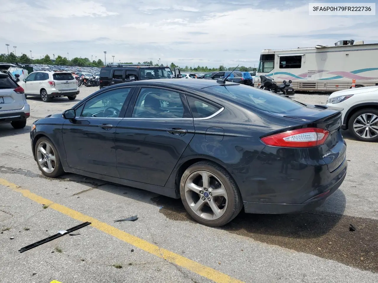 2015 Ford Fusion Se VIN: 3FA6P0H79FR222736 Lot: 62744815