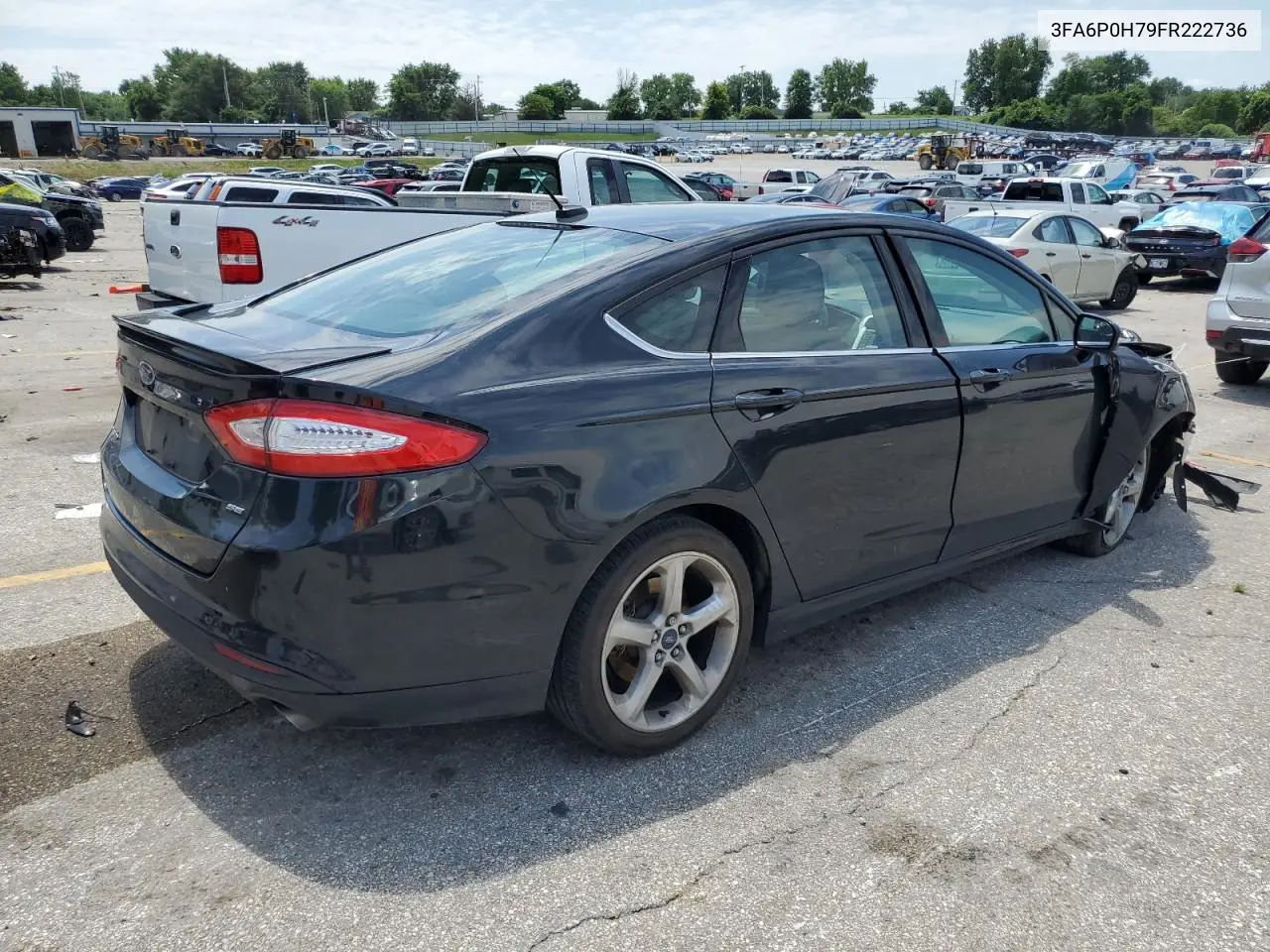 2015 Ford Fusion Se VIN: 3FA6P0H79FR222736 Lot: 62744815