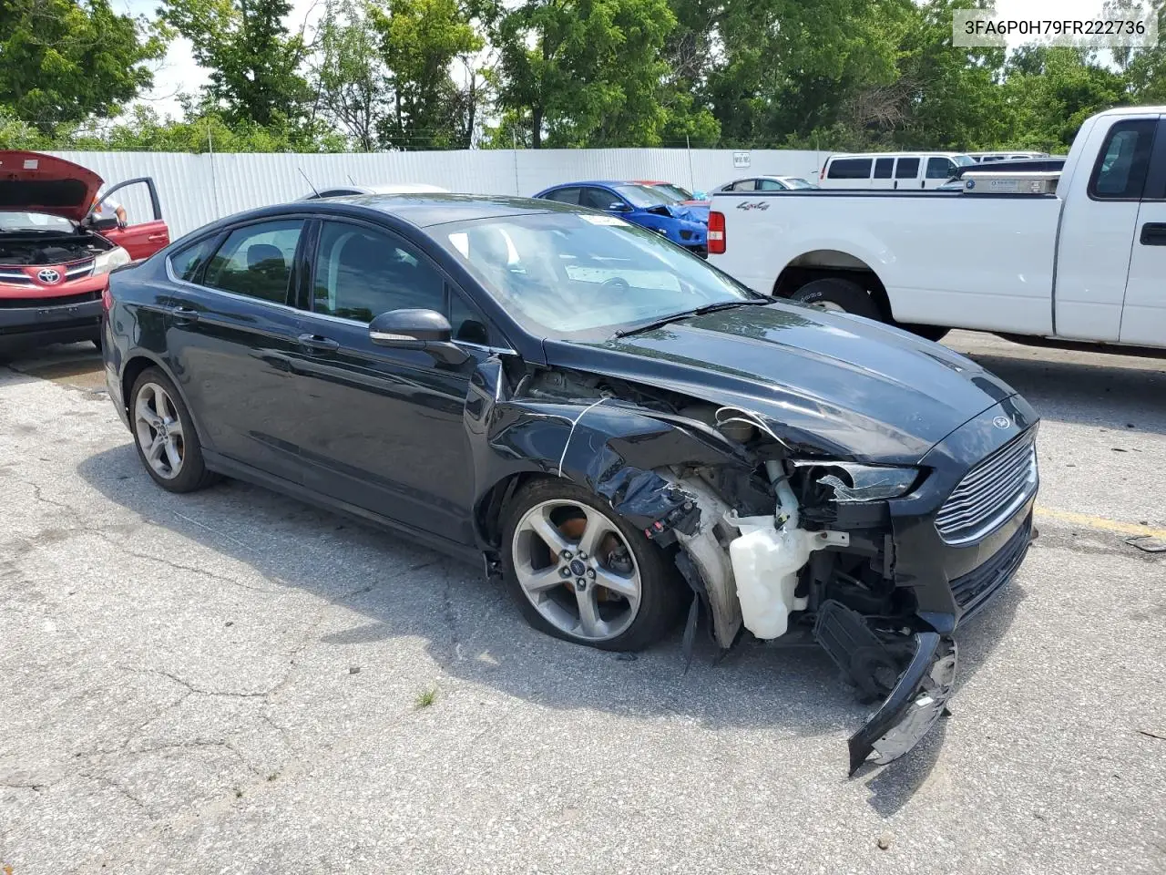 2015 Ford Fusion Se VIN: 3FA6P0H79FR222736 Lot: 62744815