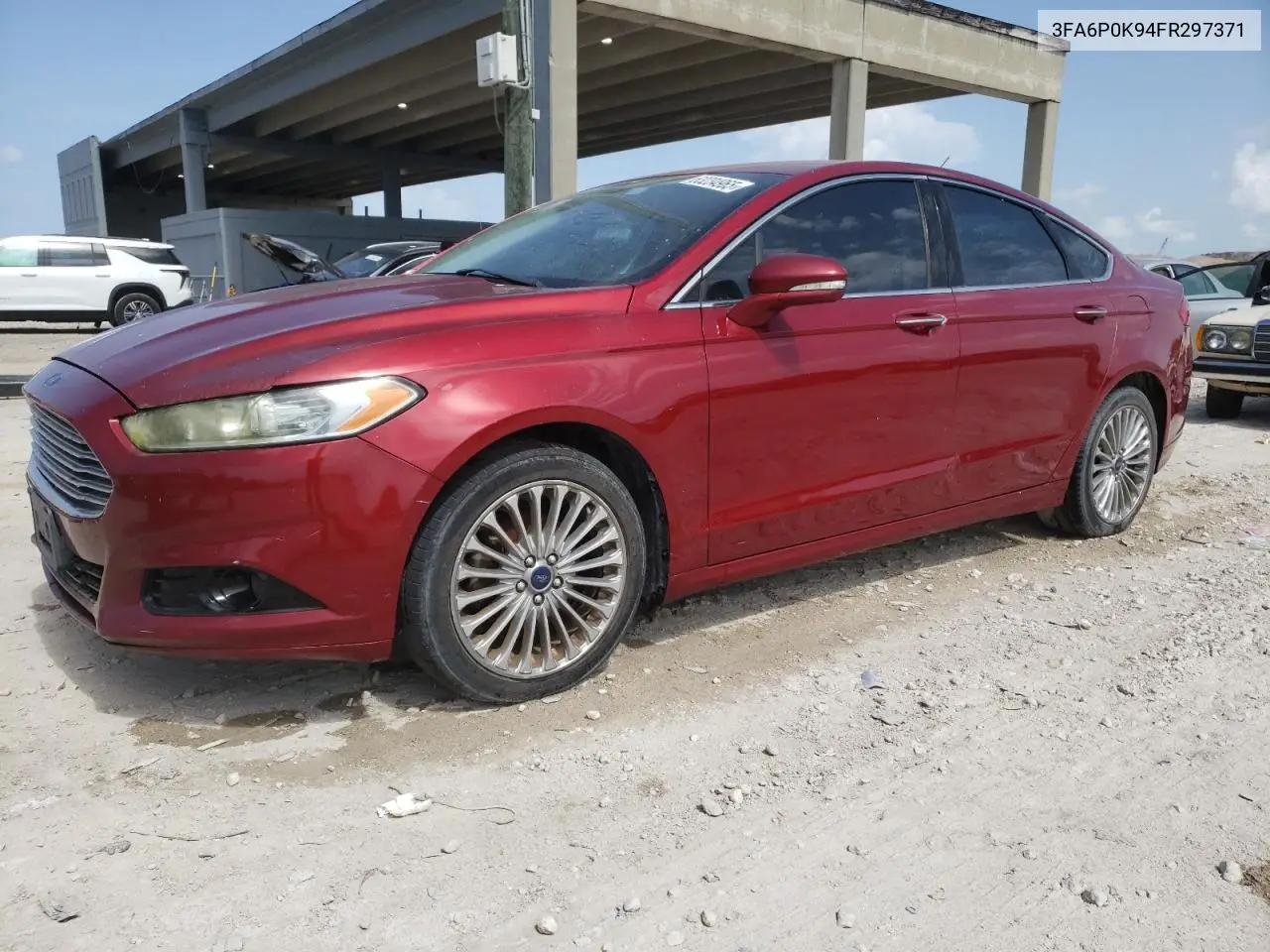 2015 Ford Fusion Titanium VIN: 3FA6P0K94FR297371 Lot: 63234965