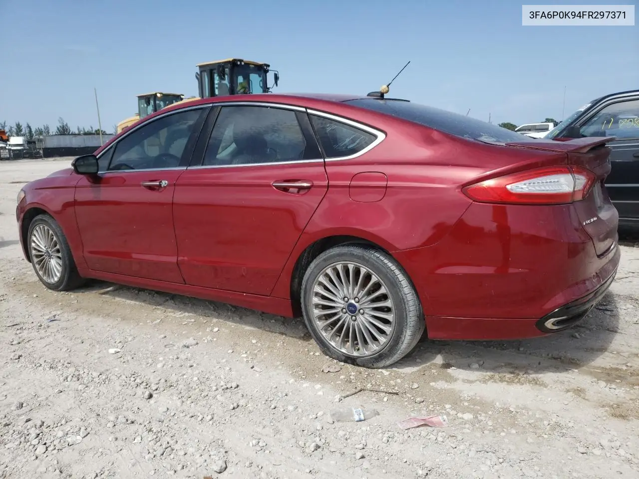 2015 Ford Fusion Titanium VIN: 3FA6P0K94FR297371 Lot: 63234965