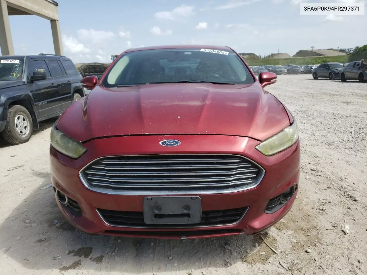 2015 Ford Fusion Titanium VIN: 3FA6P0K94FR297371 Lot: 63234965