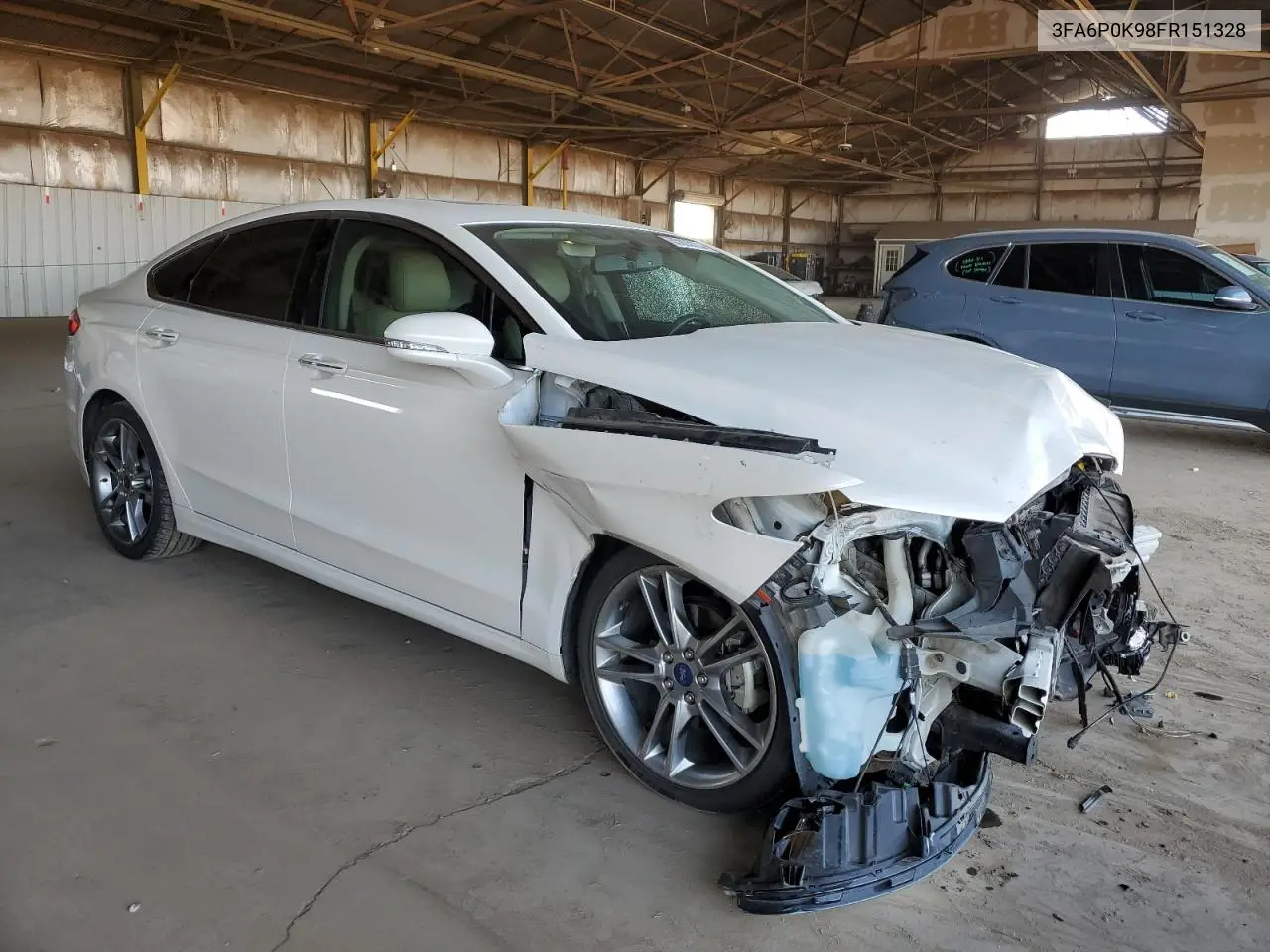 2015 Ford Fusion Titanium VIN: 3FA6P0K98FR151328 Lot: 65093125