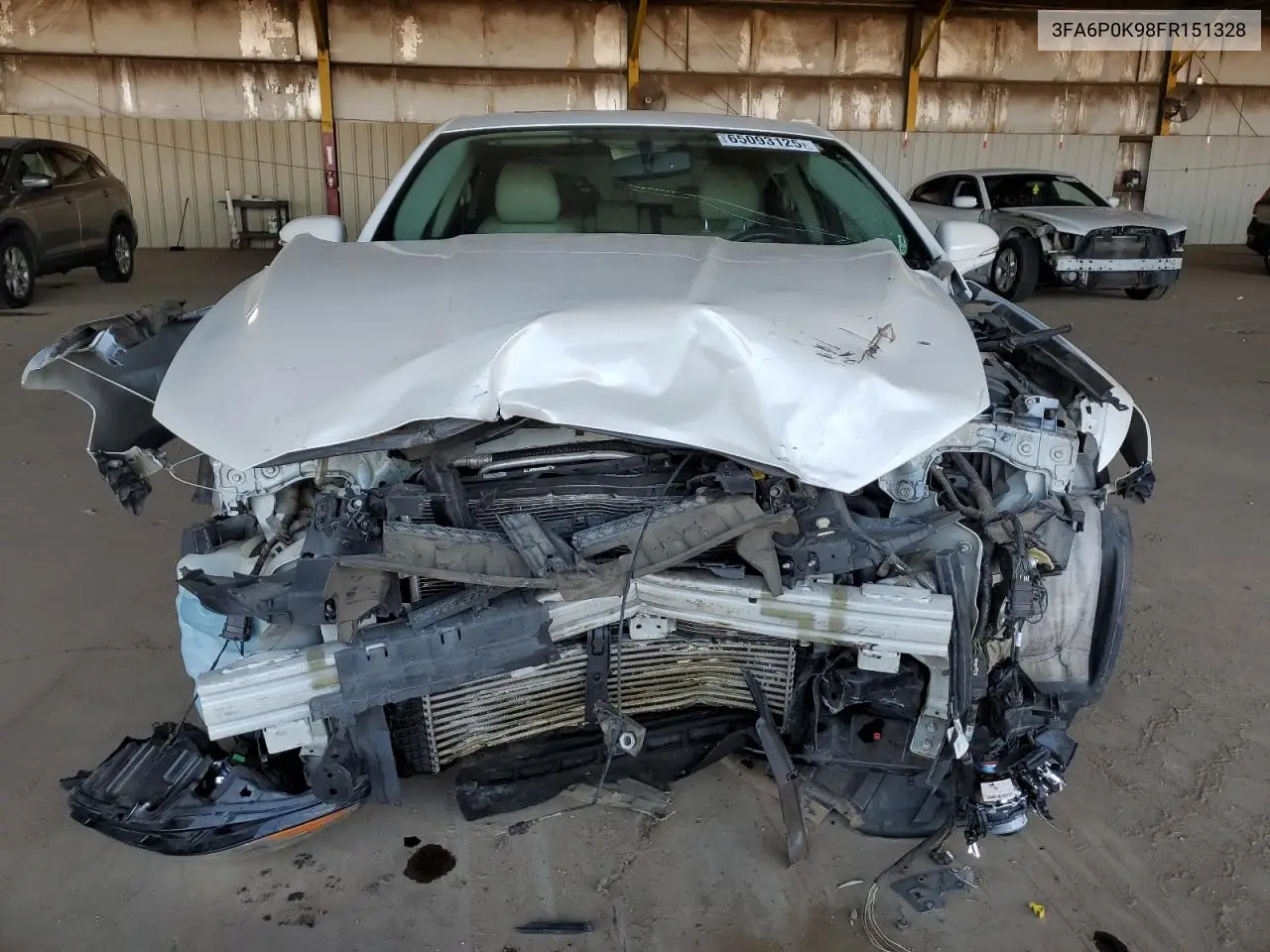 2015 Ford Fusion Titanium VIN: 3FA6P0K98FR151328 Lot: 65093125