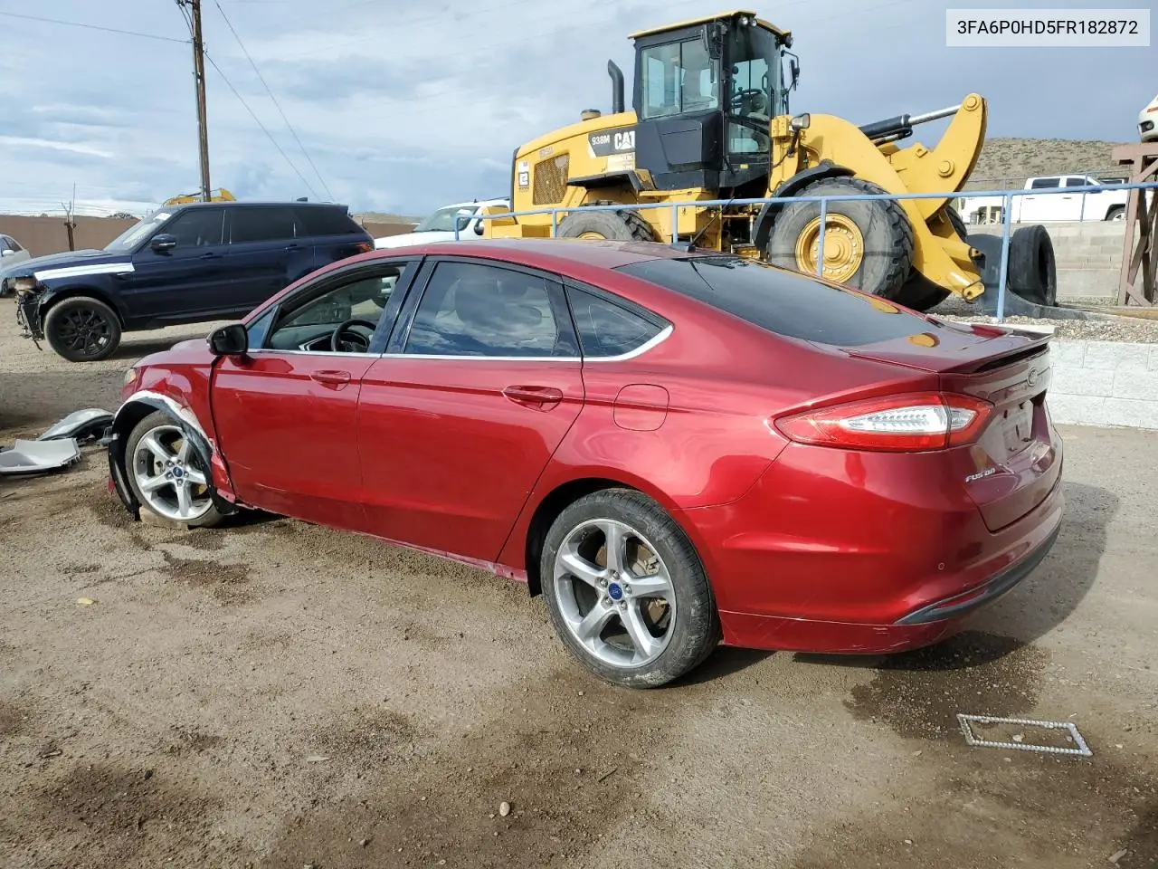 2015 Ford Fusion Se VIN: 3FA6P0HD5FR182872 Lot: 65207695