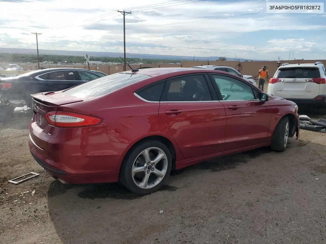 2015 Ford Fusion Se VIN: 3FA6P0HD5FR182872 Lot: 65207695