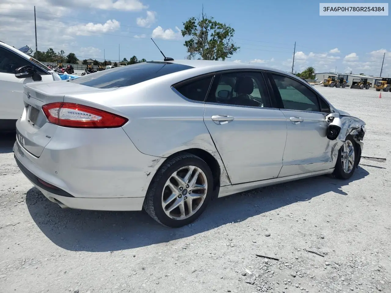 2016 Ford Fusion Se VIN: 3FA6P0H78GR254384 Lot: 55269355
