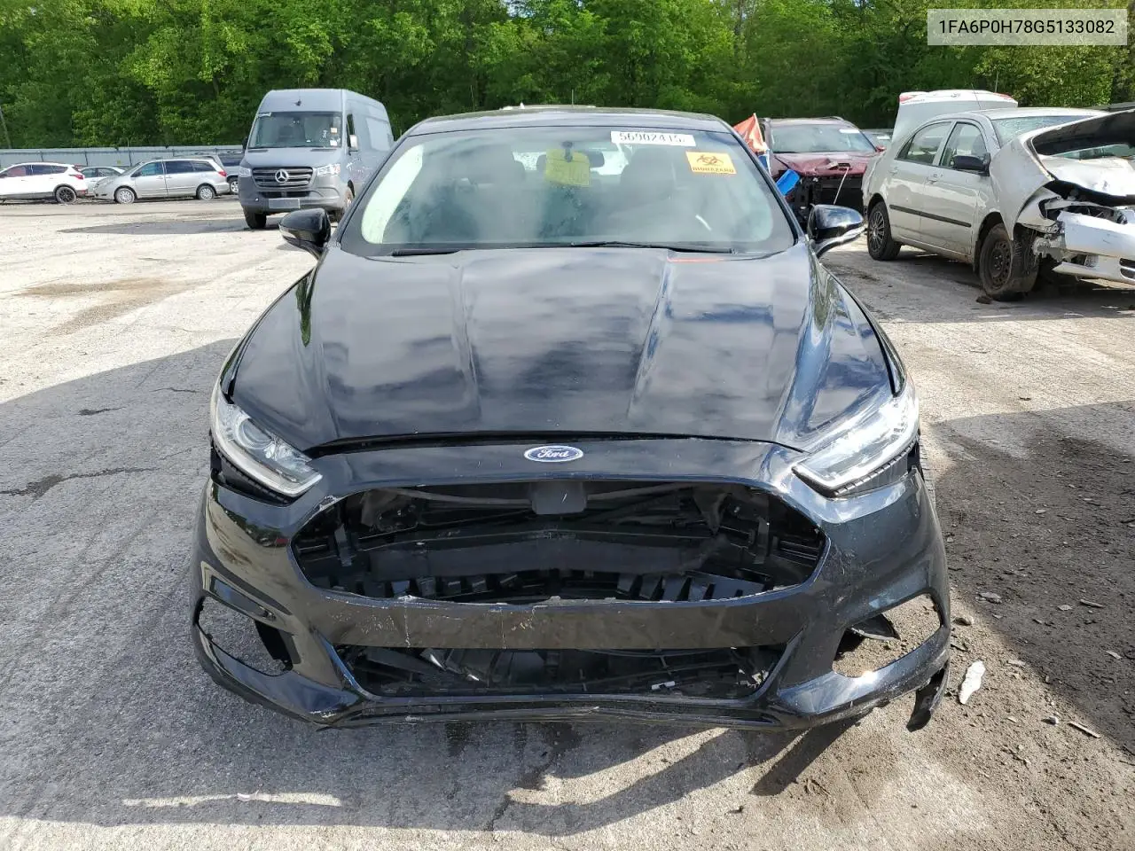 2016 Ford Fusion Se VIN: 1FA6P0H78G5133082 Lot: 56902415