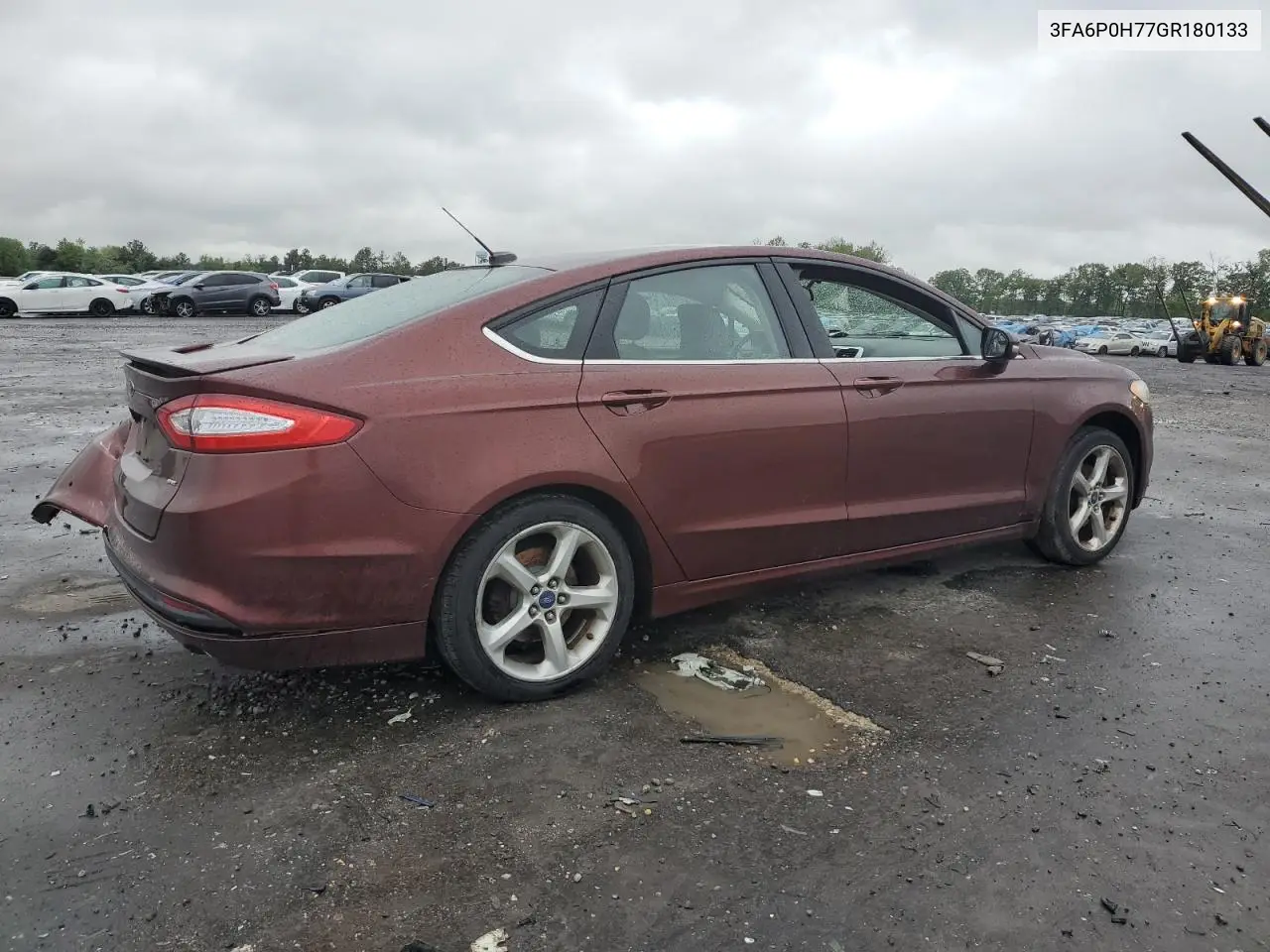 2016 Ford Fusion Se VIN: 3FA6P0H77GR180133 Lot: 57054365