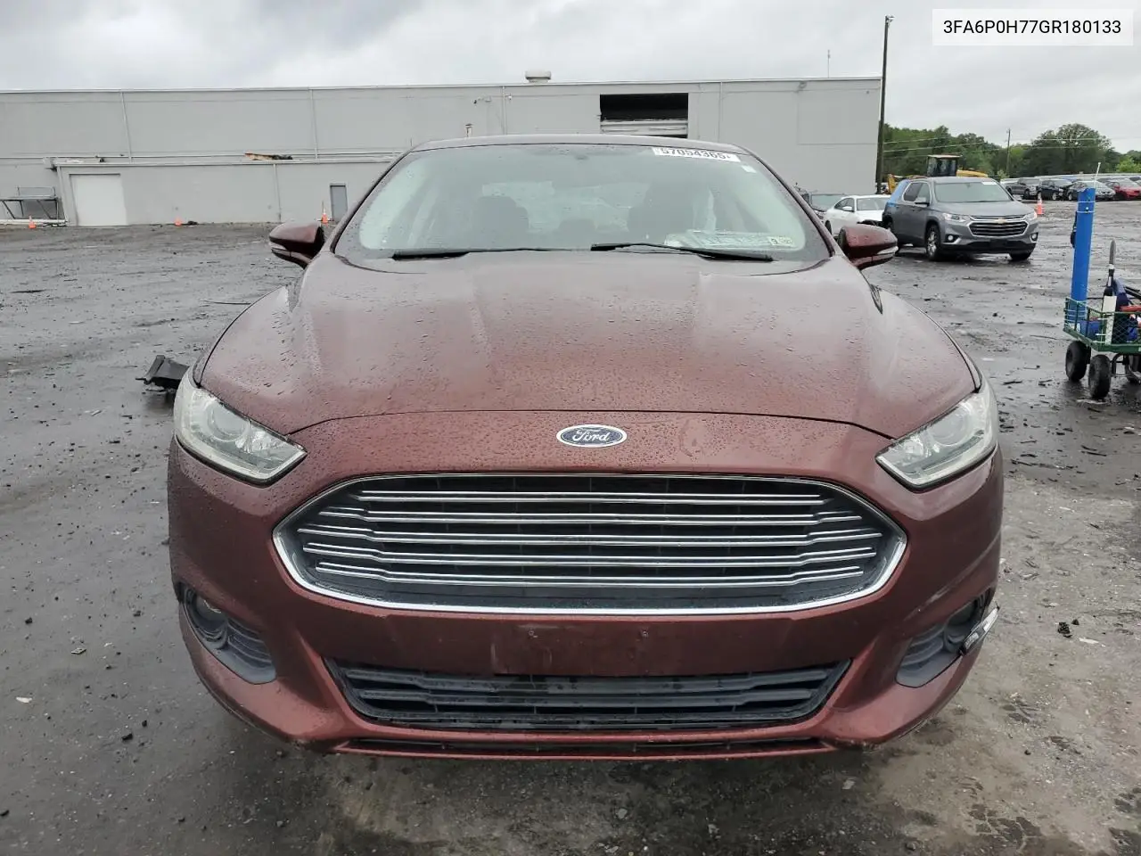 2016 Ford Fusion Se VIN: 3FA6P0H77GR180133 Lot: 57054365