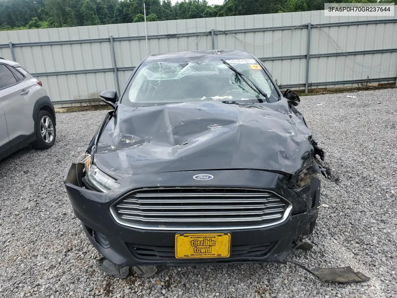 2016 Ford Fusion Se VIN: 3FA6P0H70GR237644 Lot: 58383365