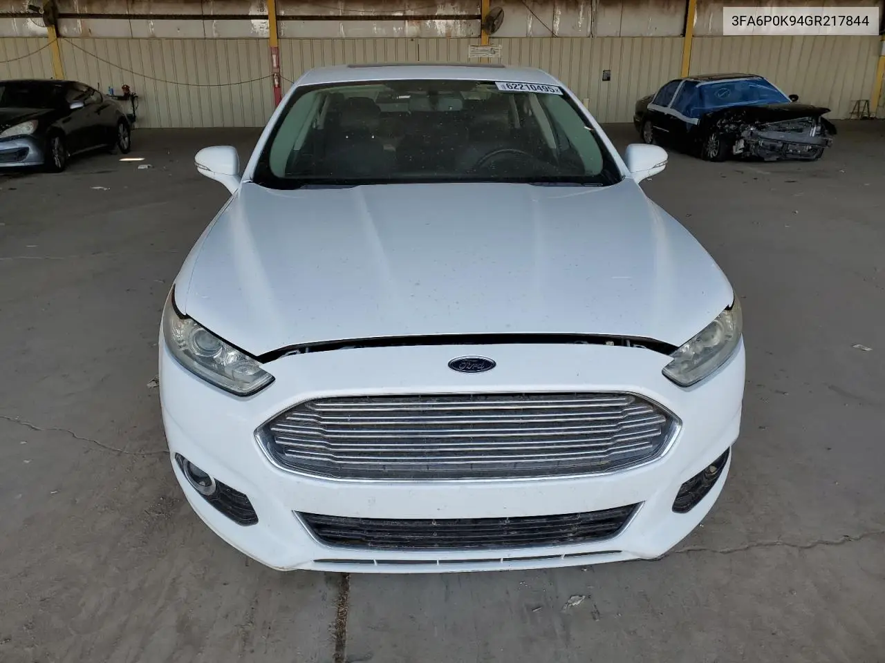 2016 Ford Fusion Titanium VIN: 3FA6P0K94GR217844 Lot: 62210495