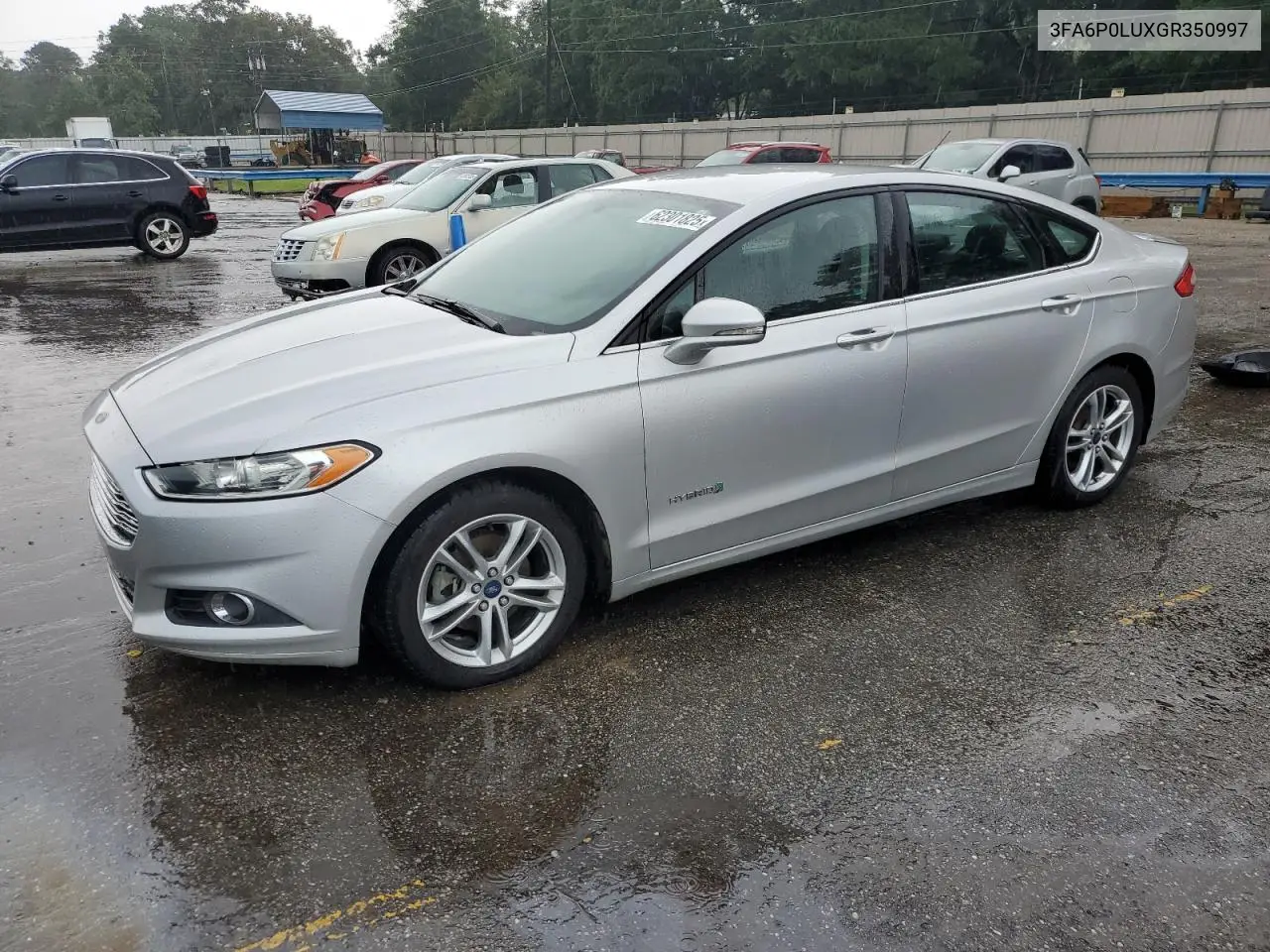 2016 Ford Fusion Se Hybrid VIN: 3FA6P0LUXGR350997 Lot: 62301825